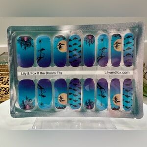 NWT Lily & Fox - If the Broom Fits - Nail Art Wraps